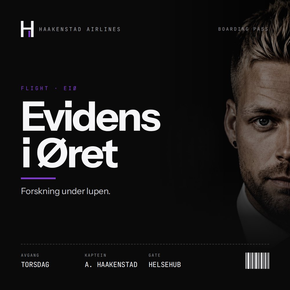 Evidens i Øret – podkastcover